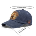 thumbnail image 3 of Gorra de béisbol vintage de vaca Gorra de béisbol, 3 of 6