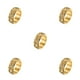 thumbnail image 2 of Sonducket Anillo de banda boda aniversario cumpleaños disfraz fiesta nudillo moda hombres joyería regalos personalizados oro tamaño 9 Oro Talla 9 5piezas Sonducket CBP219942, 2 of 6