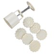 thumbnail image 2 of a polished product description for your **Round Moon Cake Mould Set With **:\n\n \n\n🌕 **Round Moon Cake Mould Set with – Elevate Your Homemade Mooncake, 2 of 4