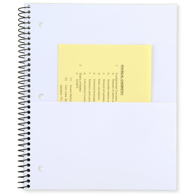 Mead 3 Subject College Ruled Notebook, 8.5