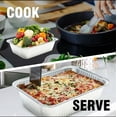 thumbnail image 7 of Displastible Disposable Aluminum Pans with Lids Cooking & Baking Food Container, 50-Pack, 7 of 7