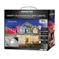 thumbnail image 4 of Monster 100 ft Permanent Outdoor Lights Smart   – 72 RGBIC LEDs, Multi-White & Full Color, All-Weather Waterproof, App & Voice Control – Holiday & Year-Round Outdoor String Lighting, 4 of 11