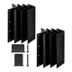 thumbnail image 5 of Soportes de esquina para camas elevadas de jardín con tornillos Soporte de esquina de metal resistente de 11 x 3 x 3 para camas elevadas de jardín 8 piezas, 5 of 7