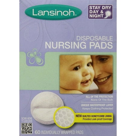 Lansinoh Disposable Nursing Pads, 60 Count.