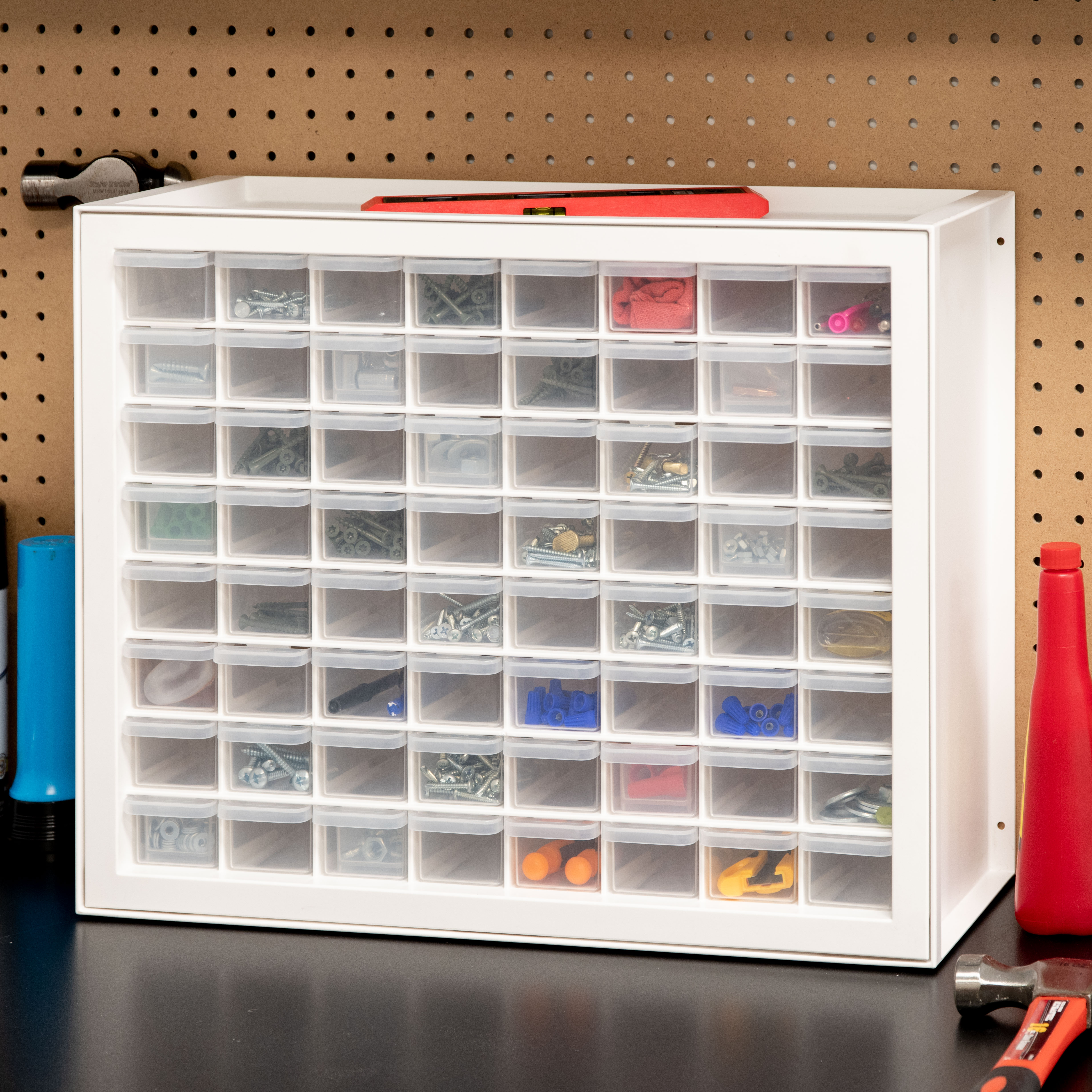 IRIS USA 64-Drawer Storage Cabinet, White photo 3