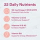 thumbnail image 4 of SmartyPants Vitaminas Gomosas de Aceite de Pescado Multi y Omega 3 para Mujeres con D3, C y B12 - 180 Uds, 4 of 8