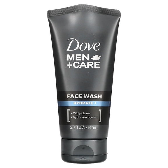 Dove, Men Care, Face Wash, Hydrate, 5 fl oz (147 ml) Pack of 2