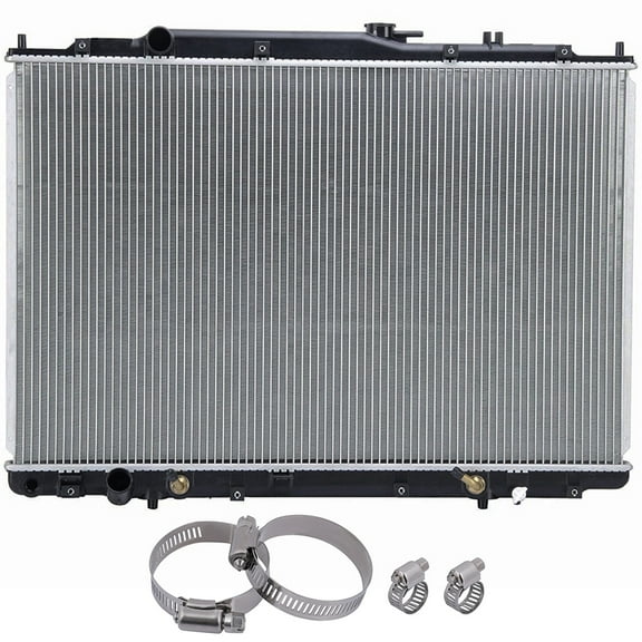 Replacement for 2003 2004 for Honda Pilot Sport Utility LX CCIYU Plastic Aluminum Radiator and Oil Hose Clamps