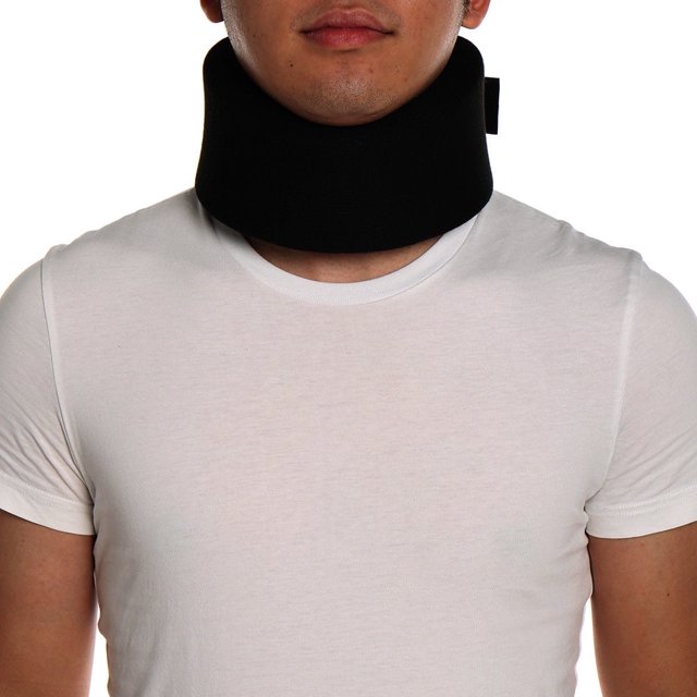 POINTERTECK Soft Foam Neck Brace Cervical Collar Adjustable Support Brace for Sleeping Relieves Pain and Spine Pressure