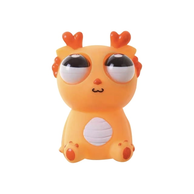 Juguete antiestrés Panda Longan que mira fijamente Muñeco oso antiestrés para pellizcar Diversión para niños Truco divertido 8 cm