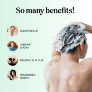 Clarifying Shampoo for Oily Hair and Scalp - Degrease Deep Cleansing Shampoo Build Up Remover with Rosemary Oil for Greasy Hair & Scalp - Vegan Color Safe Sulfate Paraben & Cruelty Free (8 Fl Oz)