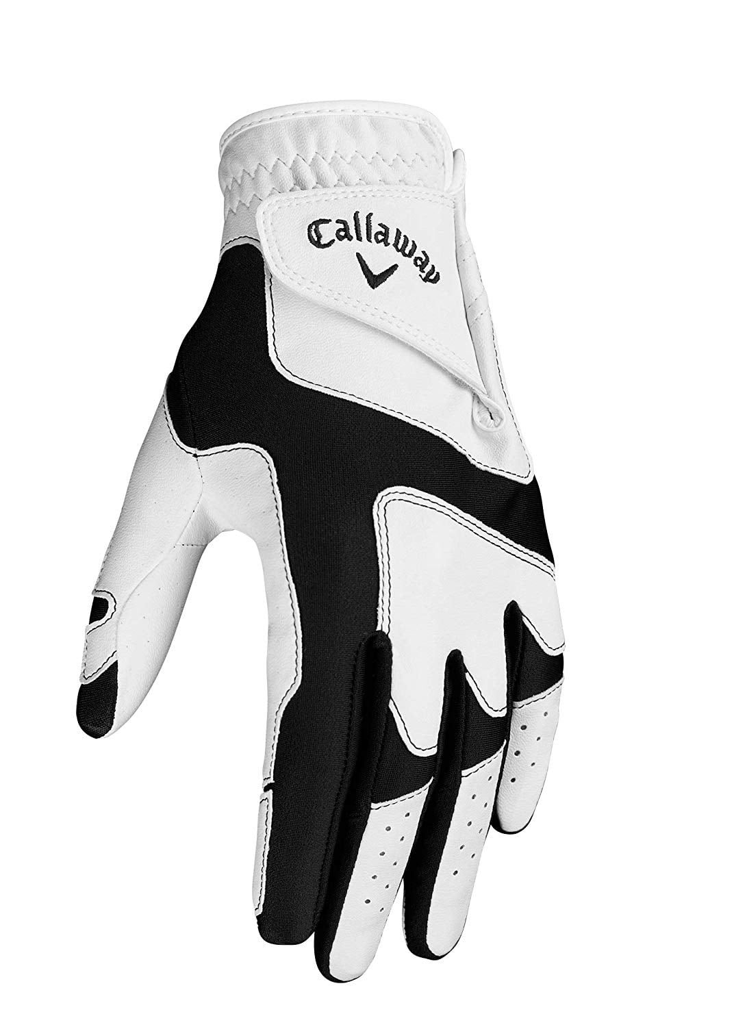 Callaway Opti Fit Golf Glove (LADIES, LEFT, WHITE) UNIVERSAL FIT Golf ...