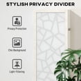thumbnail image 4 of HOMCOM 6 Panel Room Divider, 5.6 FT Lightweight Privacy Screen, White, 4 of 10