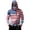 Royal Blue, variant on Men's SPF 50 US Flag 250th Anniversary Printed Sun Shirt Long Sleeve Thin Summer Hoodie Rash Guard with Mask