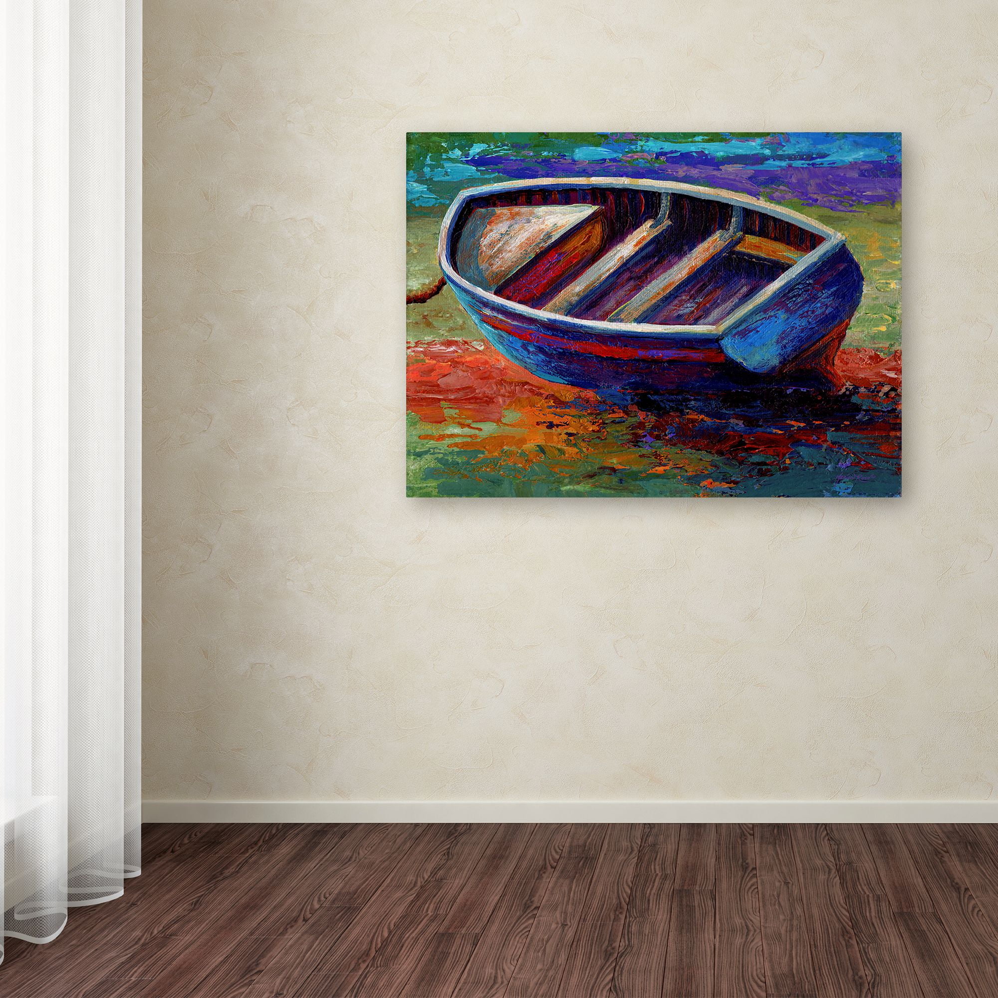 Trademark Fine Art 'Boat 4' Canvas Art by Marion Rose
