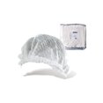 thumbnail image 1 of Gorros desechables para el cabello 100 piezas (blanco) - Bouffants transpirables y resistentes, 1 of 2