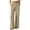 *1-Beige, variant on Women's Cotton-Linen High Waisted Pants,Button Fly Straight Leg Sweatpants For Women,Ladies Lightweight Summer Work Trousers with Pockets,Beige,S-2XL