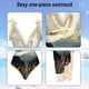 thumbnail image 3 of blue Traje de baño vintage de dos piezas para mujer con control de barriga Monokini Bikini Longuette Trajes de baño Tankini Set - Grúa, 3 of 5