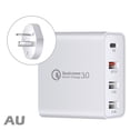 thumbnail image 3 of Inteprter Cabezal de carga tipo c práctico y compacto para una carga rápida Nuevo cabezal de cargador USB C eficiente Teléfono y Comunicación Blanco Enchufes australianos, 3 of 6