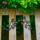 thumbnail image 5 of Adorno de pared, x2 lagartos, metal, 23 cm, decoración de pared, jardín, exterior, figura de lagarto, decoración de metal, suspensión de terraza o valla, salón, baño ER, 5 of 5