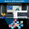 thumbnail image 2 of Torovo Car Radio Radio 2+32g Android 10.0 for Auto Jeep Chevrolet Chrysler, 2 of 8