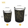 thumbnail image 3 of Goofa Glittering stars Printed Circular Hamper,Laundry Basket with Handles,Storage Baskets Foldable,Large Capacity Laundry Hamper-, 3 of 6