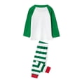 thumbnail image 5 of Meihuid Matching Family Christmas Pajamas Set, Xmas Holiday PJs for Women/Men/Kids, Letter Printed Loungewear Sleepwear, 5 of 9