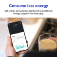 thumbnail image 4 of Wyze Smart Home Smart Indoor/Outdoor Plug, Wifi Enabled, Black, 4 of 7