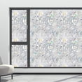 thumbnail image 3 of Película adhesiva estática 3D para ventana, no adhesiva, decorativa, con flores, para privacidad, para el hogar y la oficina, con protección UV, 3 of 7