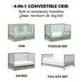 thumbnail image 6 of Carter's By DaVinci Colby 4-in-1 Convertible Crib w/ Trundle Drawer in Light Sage, 6 of 6