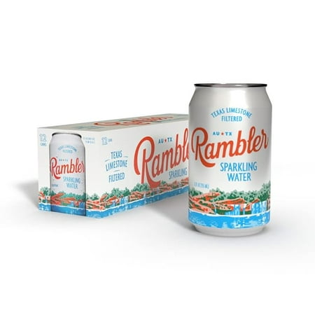 (Pack of 2), Rambler Original Sparkling Water, 12 cans - 144 fl oz