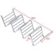 thumbnail image 4 of Taco Rack Taco Shell Holder Food Rack 1Pc Practical Taco Holder 4 Wave Shape Stainless Steel Food Rack Hard Shells Kitchen Tools, 4 of 8