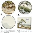 thumbnail image 3 of Designart "Pine Tree euphony Of I" Floral Floater Framed Wall Decor, 3 of 7