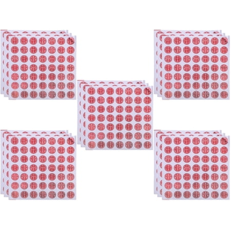 Worgeous 50 Sheets of Traditional Wedding Stickers Sealing Label Stickers Decorative Wedding Decals