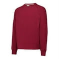 thumbnail image 3 of MV Sport Vintage Fleece Raglan Crewneck 17116 Garnet S, 3 of 3