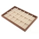 thumbnail image 2 of Bandeja de exhibición de joyas de madera para tocador, escritorio, multiusos, antiarañazos, apilable Estilo B, 2 of 9