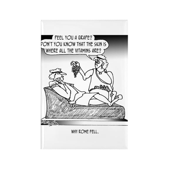 CafePress - Why Rome Fell - Rectangle Magnet, 2"x3" Refrigerator Magnet