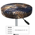 thumbnail image 2 of Watercolor Snake Skin Round Bar Stool Seat Covers, Elastic Round Chair Cover Stool Seat Slipcover Bar Stool Cushions Round Pad for 12-14 inch, 2 of 5