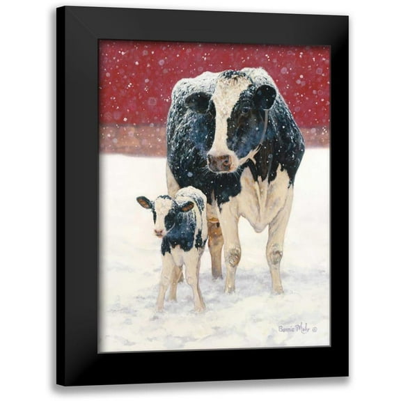 Mohr, Bonnie 12x14 Black Modern Framed Museum Art Print Titled - First Christmas