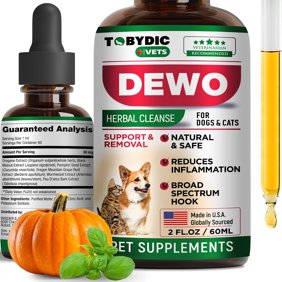 Tobydic Herbal Digestive Support Liquid for Dogs & Cats - Intestinal Wellness Drops with Natural Botanicals, Immune & Gut Balance Formula