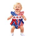 thumbnail image 2 of Toddler Kids Girls T Shirts Short Sleeve Denim Shorts Bottoms Casual Casual Summer Tees 18-24 Months, 2 of 4