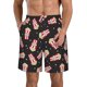 thumbnail image 1 of Fotbe Popcorn Trajes de Baño Estampados para Hombre, Shorts de Verano de Secado Rápido, Ropa de Playa, Bañadores-X-Large, 1 of 6