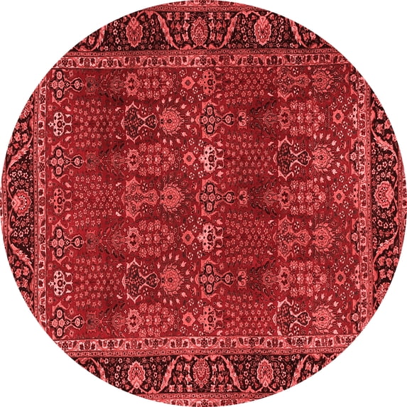 Ahgly Company Indoor Round Persian Red Traditional Area Rugs, 6' Round