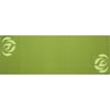Shock Athletic 3mm Yoga Mats. Green Lotus, 24"x68", 3mm thick, Protected with Microban, YM314