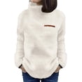 thumbnail image 2 of Pullover Sweaters for Women Winter Warm Tunic Tops Sweatshirts, 2 of 6