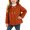 Coffee, variant on Girls Classic Double Breasted Wool Peacoat, Crew Neck Loose Raglan Sleeve Short Warm Jacket, Elegant Solid Outer Coat Red 6 Months