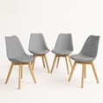 thumbnail image 3 of Set de 4 Sillas y Comedor Mundo In  Sillas JM-1618 Frankfurt Gris y Comedor Rectangular, 3 of 10