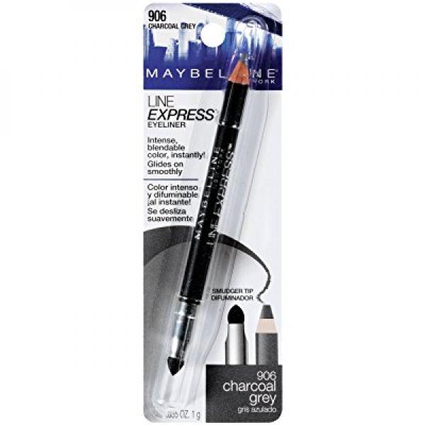 Maybelline New York Line Express Eyeliner, Charcoal Grey 906, 0.04