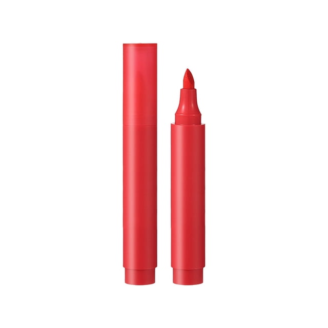 Crayon à Lèvres Rouge à Lèvres Glaçage pour Lèvres Crayon Bradem Réduit, Encre à Lèvres Hydratante et Formule Aspect Couleur Longue Tenue Toute la Journée Couleur pour les Lèvres Résistante Fini Naturel Marqueur à Pointe Biseautée Précis Baie 5 ml, Crayons à Lèvres