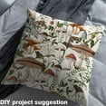 thumbnail image 2 of jejeloiu Vintage Mushroom Dragonfly Fabric by the Yard 10 Yards,Rustic Farmhouse Cabin Room Decor Fabric by the Yard,Rainforst Botanical Sewing Fabric For Boys Kids,Luxury Bedroom Decor, 2 of 6